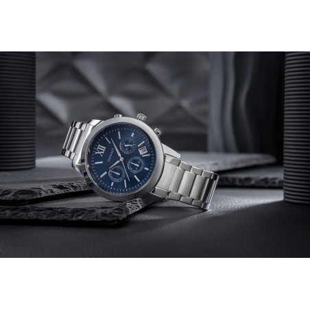 Zegarek Męski GIEWONT Apex Chrono GW6480-2 Chronograf Silver/Blue