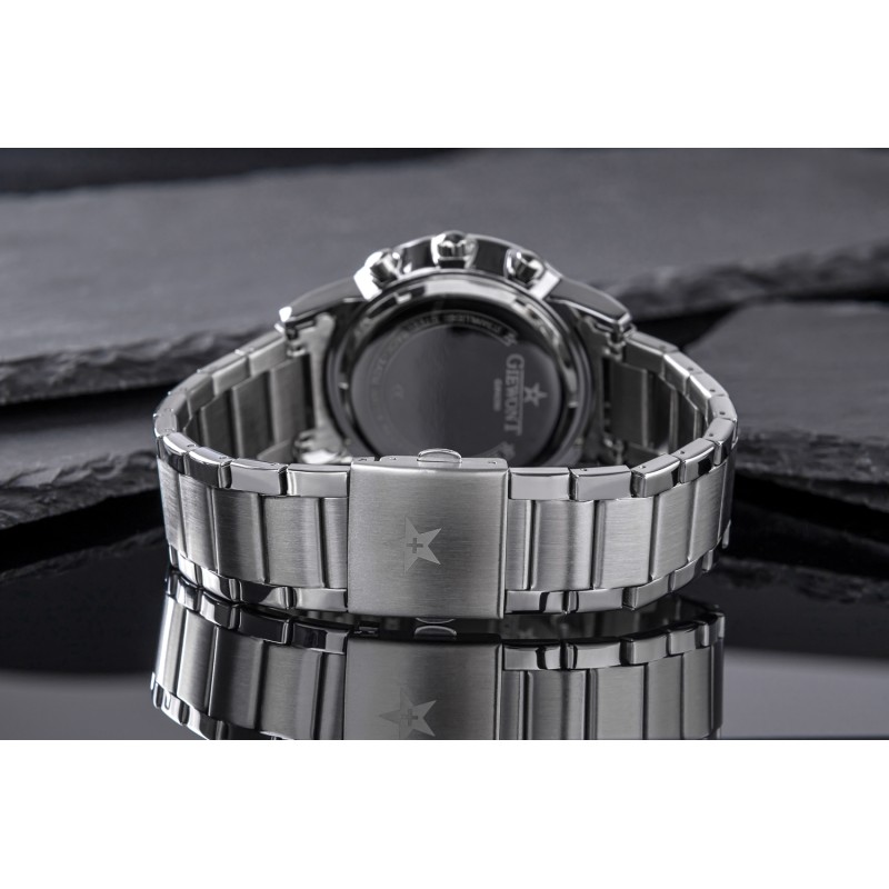 Zegarek Męski GIEWONT Apex Chrono GW6480-1 Chronograf Silver/Black