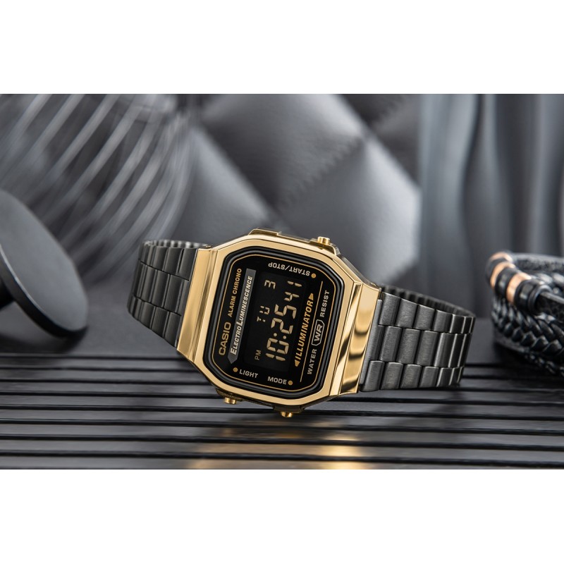 Zegarek Męski CASIO Vintage A168WEGB-1BEF + BOX