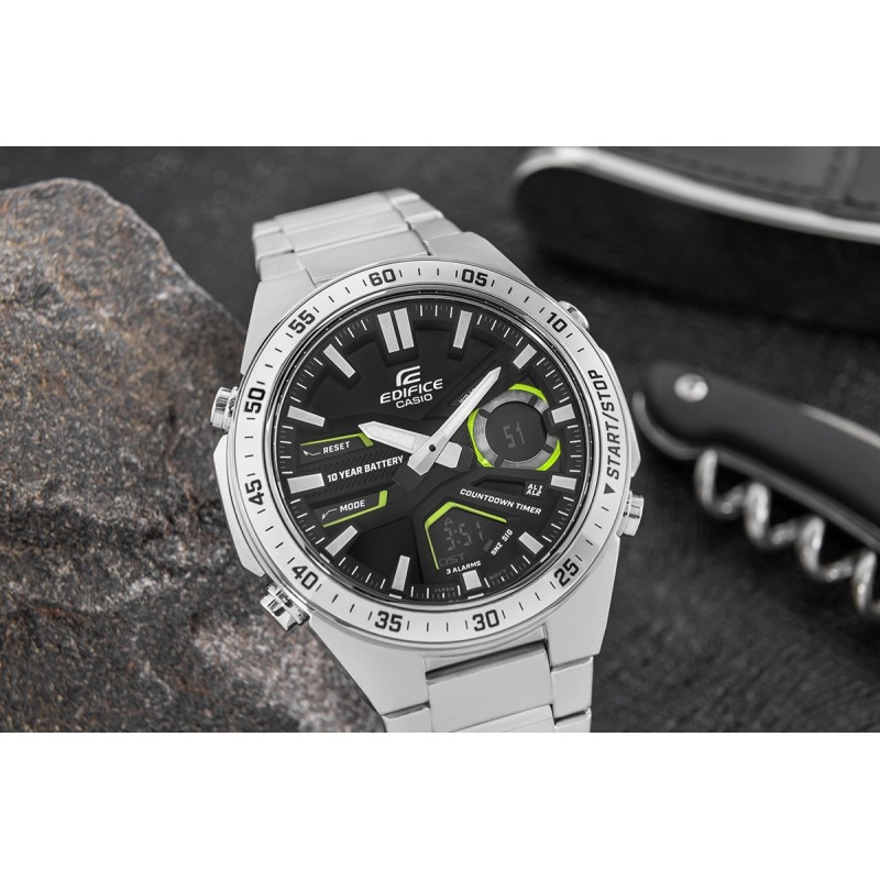 Zegarek Męski CASIO EDIFICE EFV-C110D-1A3VEF + BOX