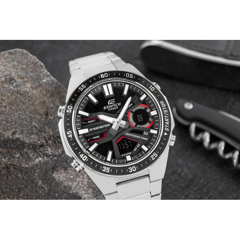Zegarek Męski CASIO EDIFICE EFV-C110D-1A4VEF + BOX