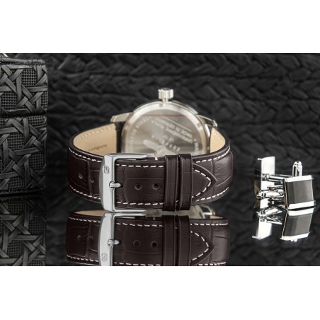 Zegarek Męski ZEPPELIN LZ127 Graf Zeppelin GMT 7642-5 + BOX
