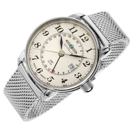 Zegarek Męski ZEPPELIN LZ127 Graf Zeppelin GMT 7642M-5 + BOX