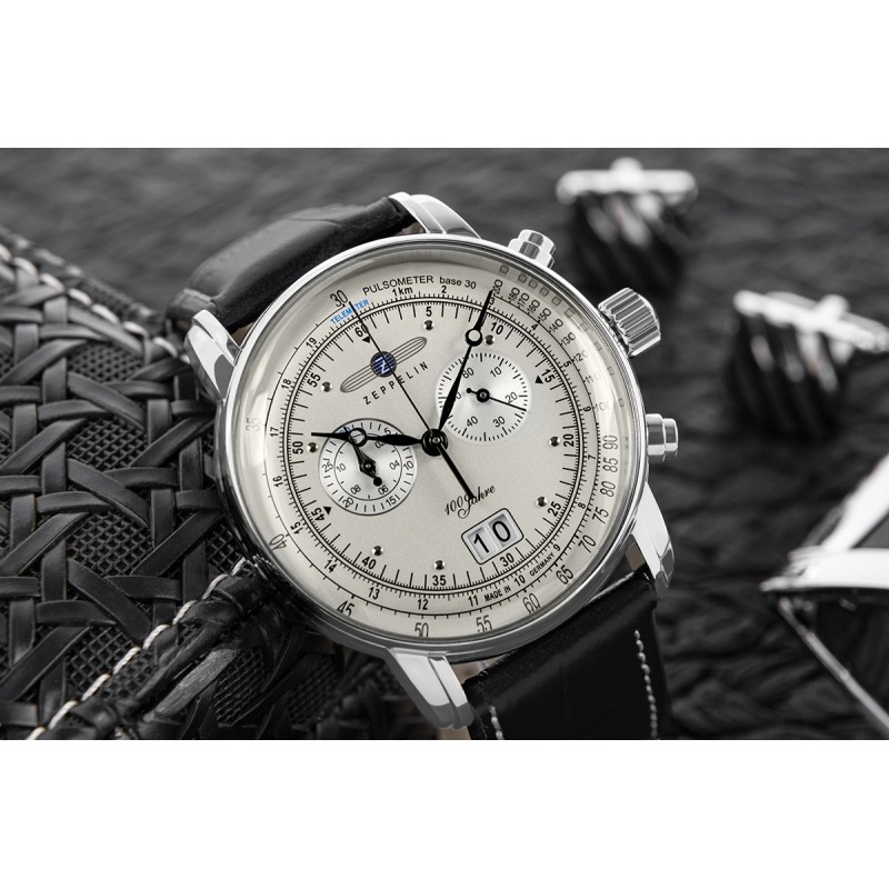 Zegarek Męski ZEPPELIN 100 Yahre 7690-1 + BOX