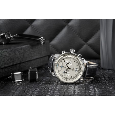 Zegarek Męski ZEPPELIN 100 Yahre 7690-1 + BOX