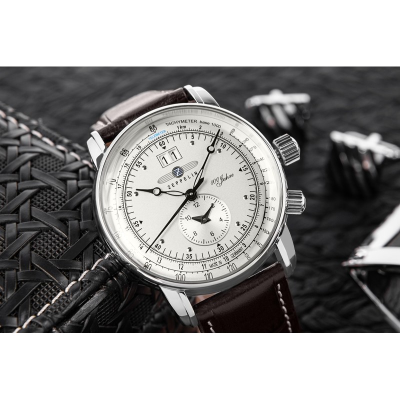 Zegarek Męski ZEPPELIN 100 Yahre 7640-1 + BOX