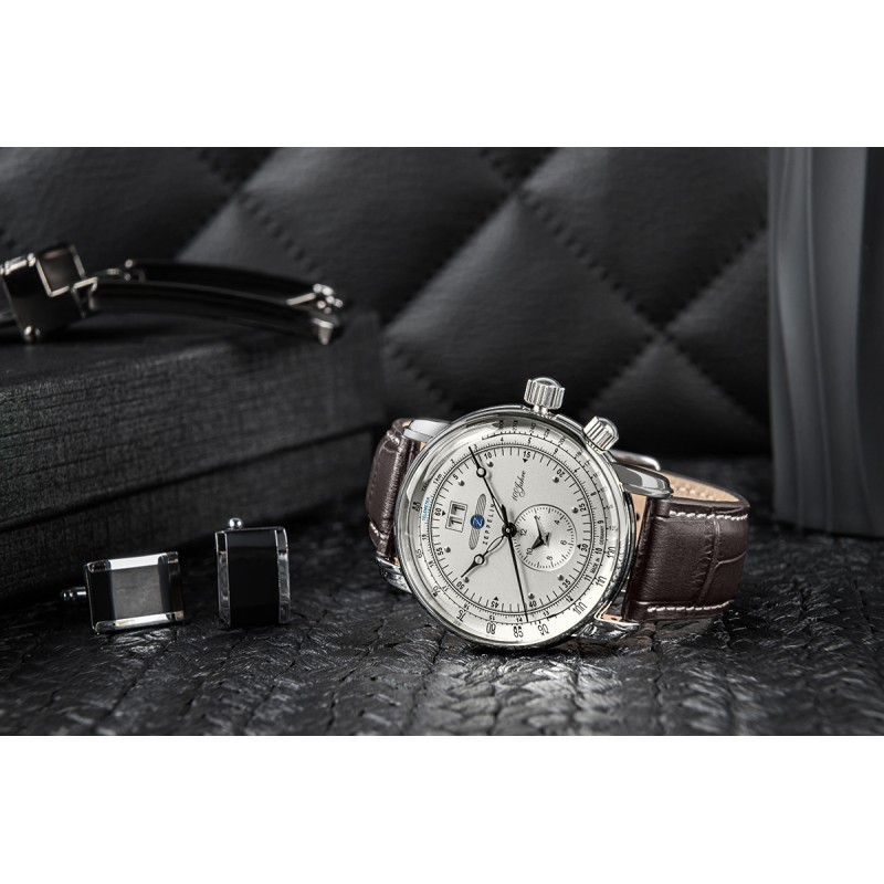Zegarek Męski ZEPPELIN 100 Yahre 7640-1 + BOX