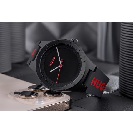 Zegarek Męski HUGO Lit For Him Black 1530343 + BOX