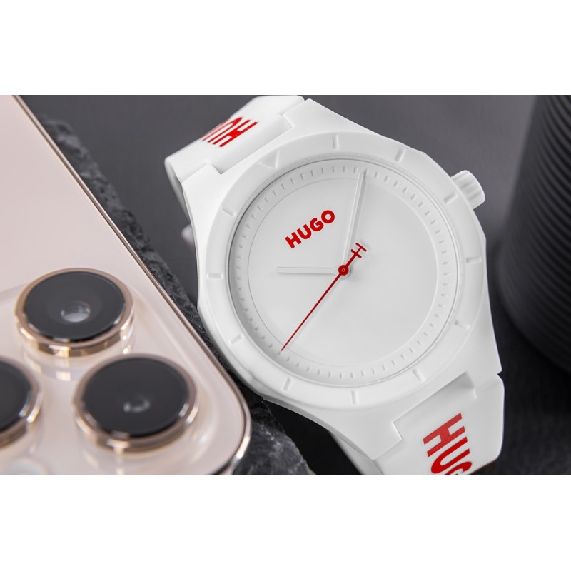 Zegarek Męski HUGO Lit For Him White 1530345 + BOX