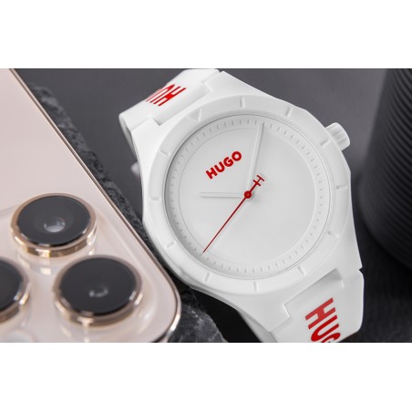 Zegarek Męski HUGO Lit For Him White 1530345 + BOX