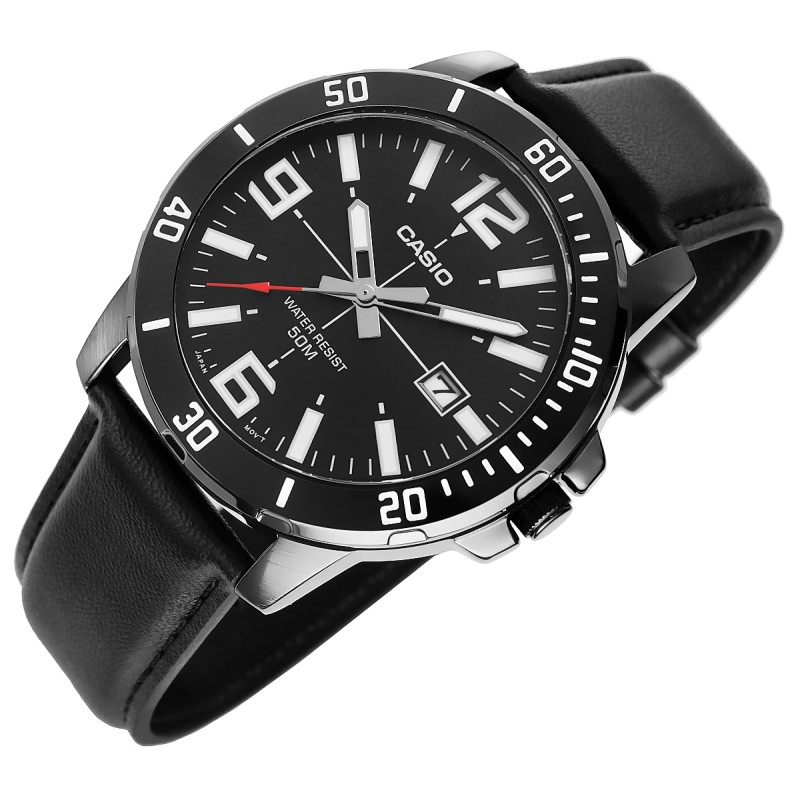 Zegarek Męski CASIO MTP-VD01BL-1BVUDF + BOX