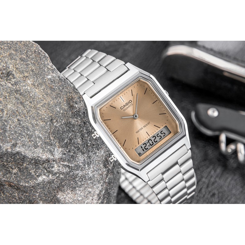 Zegarek Damski CASIO AQ-230A-4AMQYDF + BOX