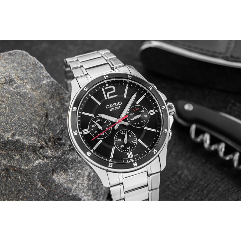 Zegarek Męski CASIO MTP-1374D-1AVDF + BOX