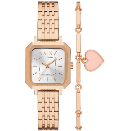 Zegarek Damski + Bransoletka ARMANI EXCHANGE AX7164SET + BOX
