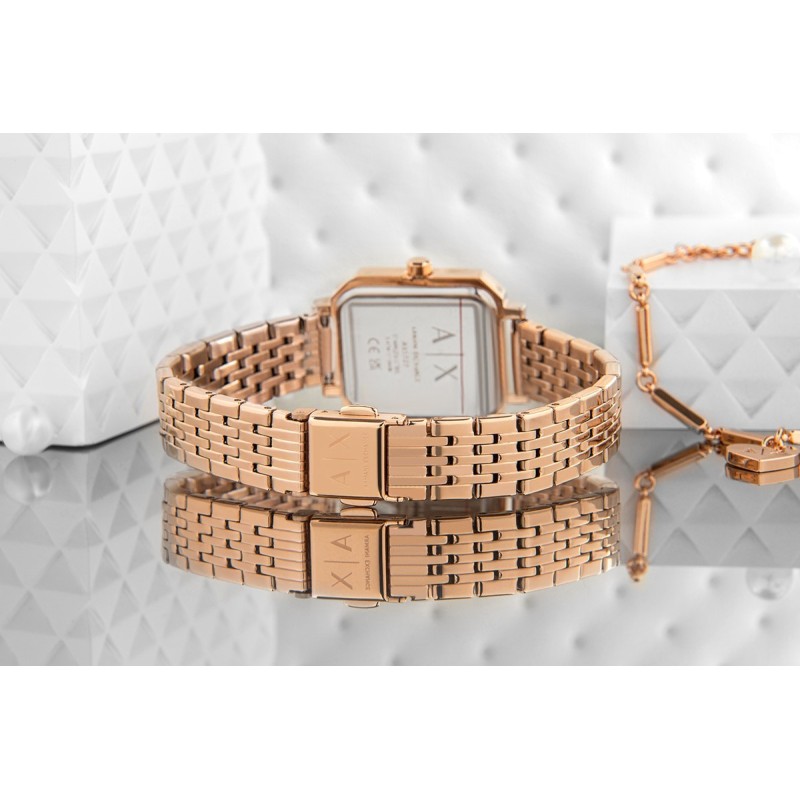 Zegarek Damski + Bransoletka ARMANI EXCHANGE AX7164SET + BOX