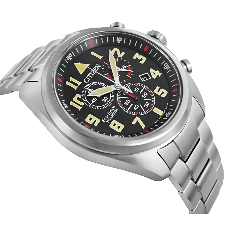 Zegarek Męski CITIZEN Super Titanium Eco-Drive AT2480-81E + BOX