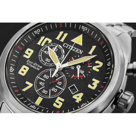 Zegarek Męski CITIZEN Super Titanium Eco-Drive AT2480-81E + BOX