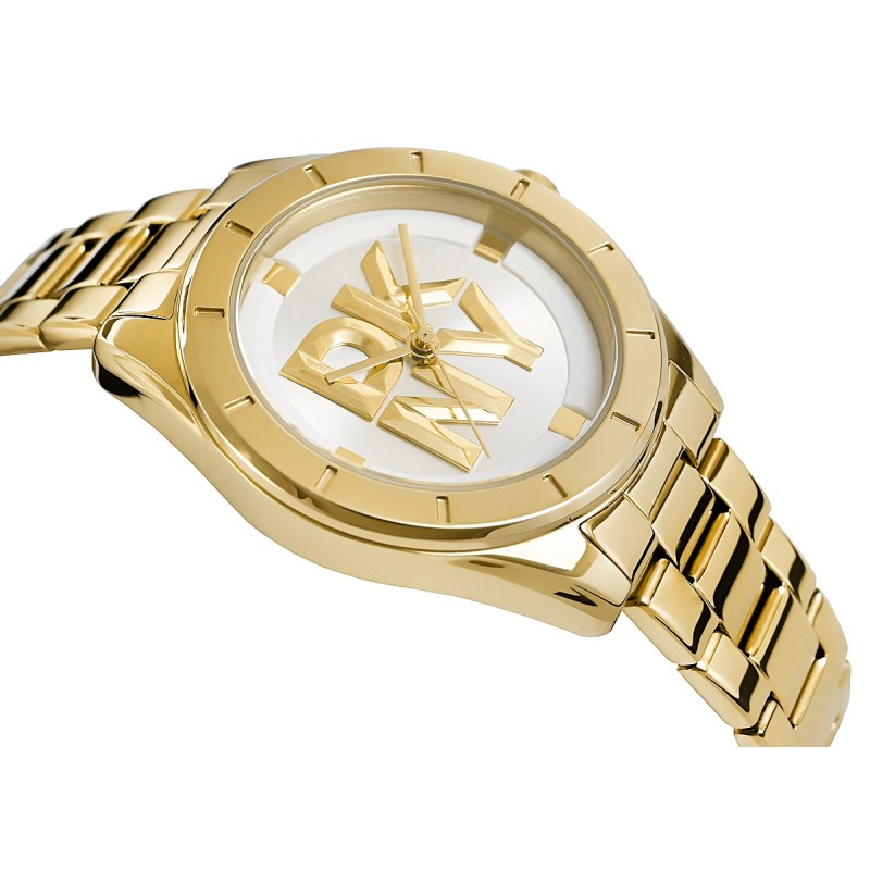 Zegarek Damski DKNY Chambers Midi Gold DK1L016M0065 + BOX