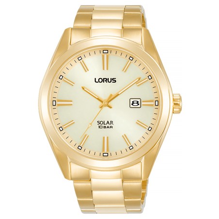 Zegarek Męski LORUS Solar Gold RX338AX9 + BOX