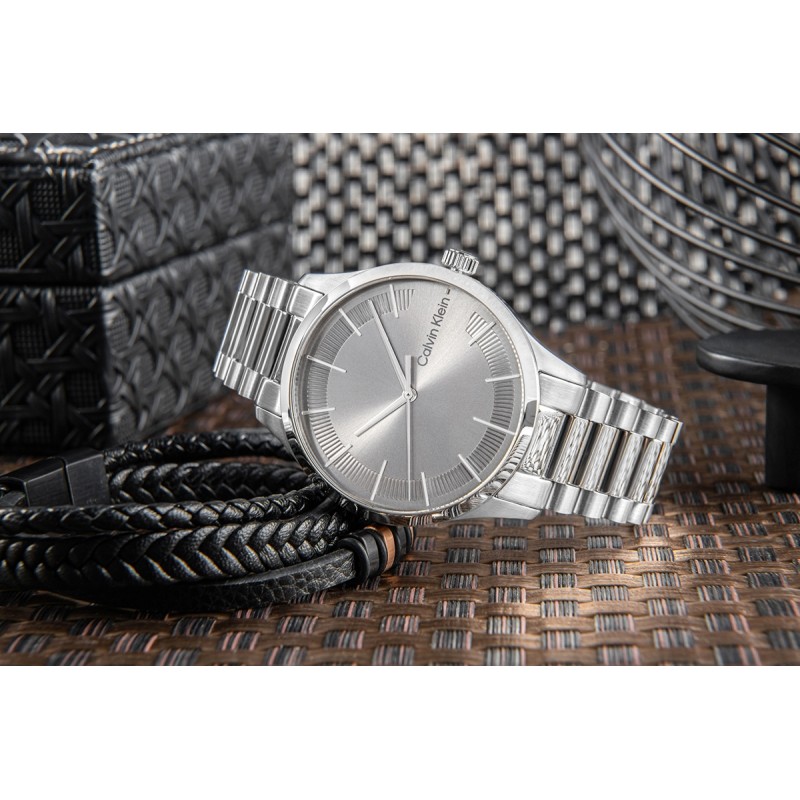 Zegarek Męski CALVIN KLEIN Iconic Brancelet 25200036 + BOX