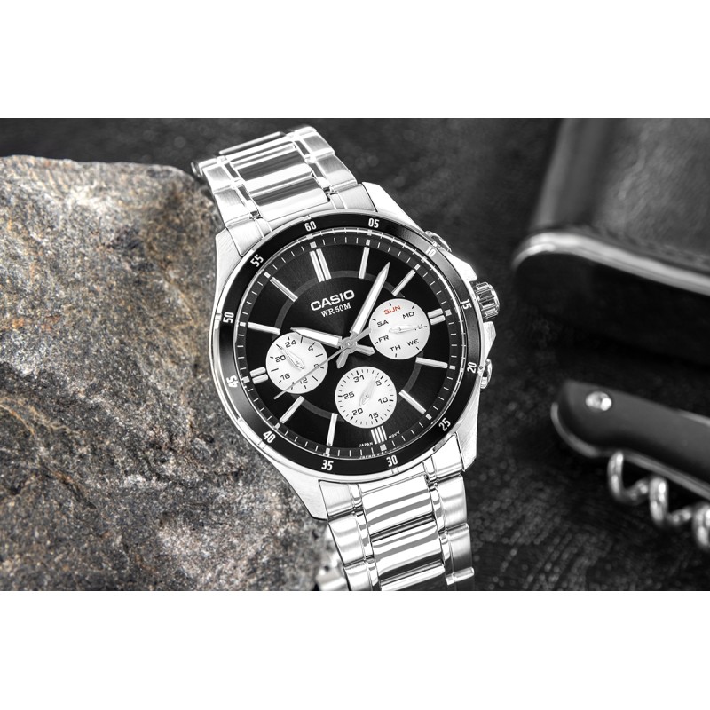 Zegarek Męski CASIO MTP-1374D-1A3VDF + BOX