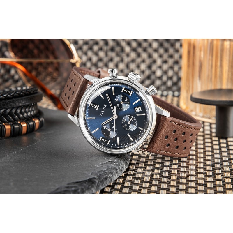 Zegarek Męski TIMEX Marlin® Chronograph Tachymeter TW2W10200 + BOX