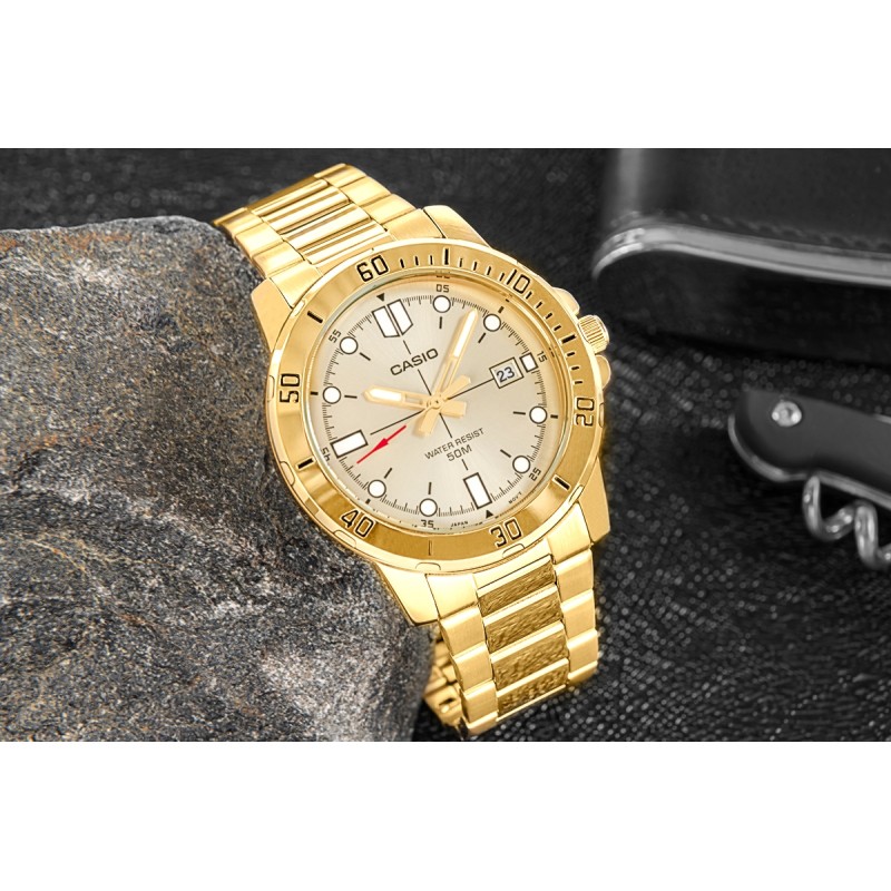 Zegarek Męski CASIO MTP-VD01G-9EVUDF + BOX