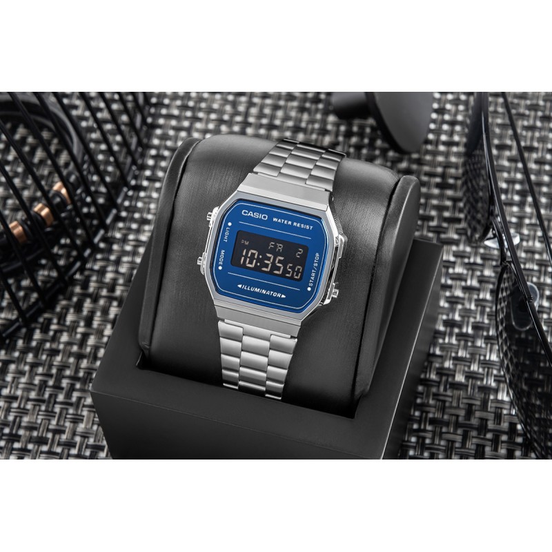 Zegarek Męski CASIO VINTAGE A168WEM-2BEF + BOX