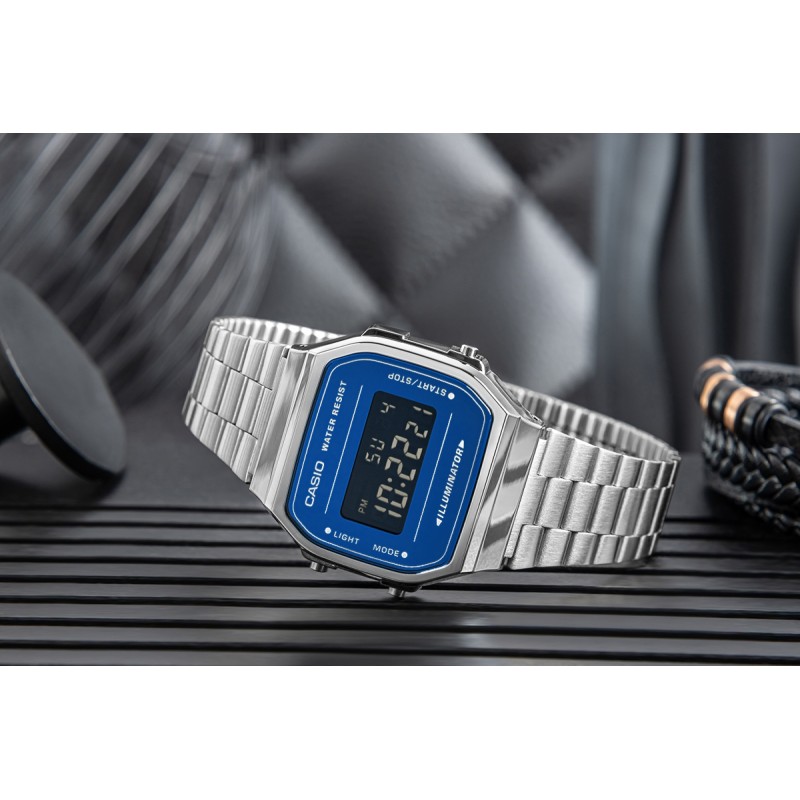 Zegarek Męski CASIO VINTAGE A168WEM-2BEF + BOX