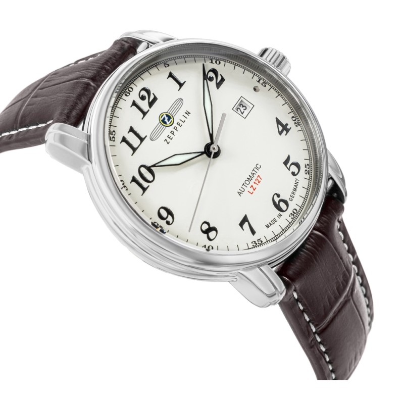 Zegarek Męski ZEPPELIN Automatic LZ 127 7656-5 + BOX