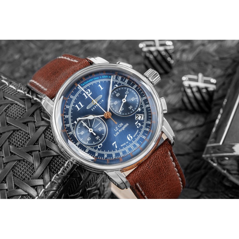 Zegarek Męski ZEPPELIN Los Angeles LZ 126 7614-3 + BOX