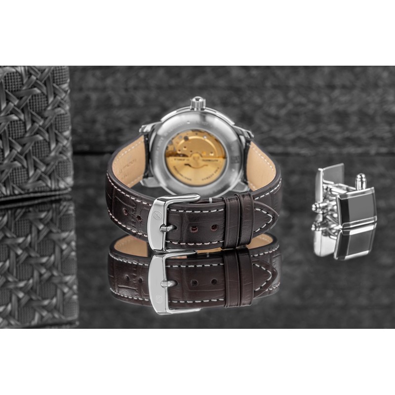 Zegarek Męski ZEPPELIN Automatic LZ 127 7656-5 + BOX