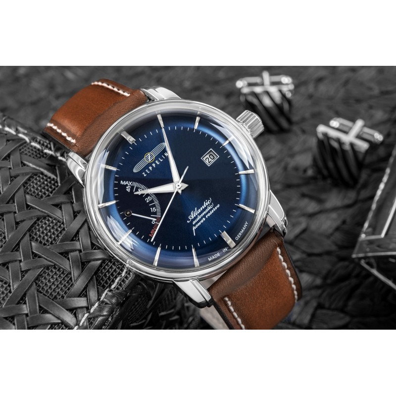 Zegarek Męski ZEPPELIN Atlantic Automatic Power Reserve  8462-3 + BOX