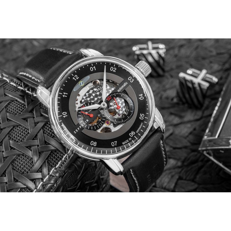 Zegarek Męski ZEPPELIN New Captain's Line Automatic 8664-2 + BOX
