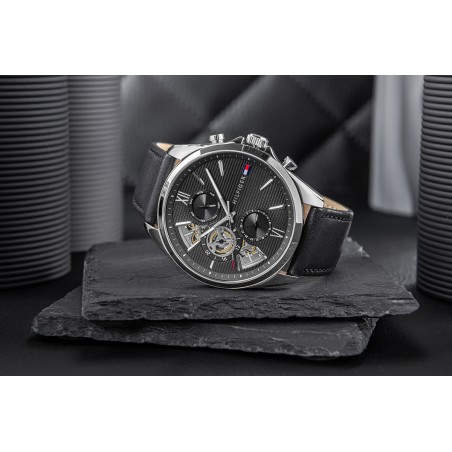 Zegarek Męski Tommy Hilfiger Baker Open Heart 1710644 + BOX.