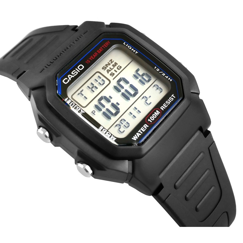Zegarek Męski CASIO W-800H-1AVES + BOX
