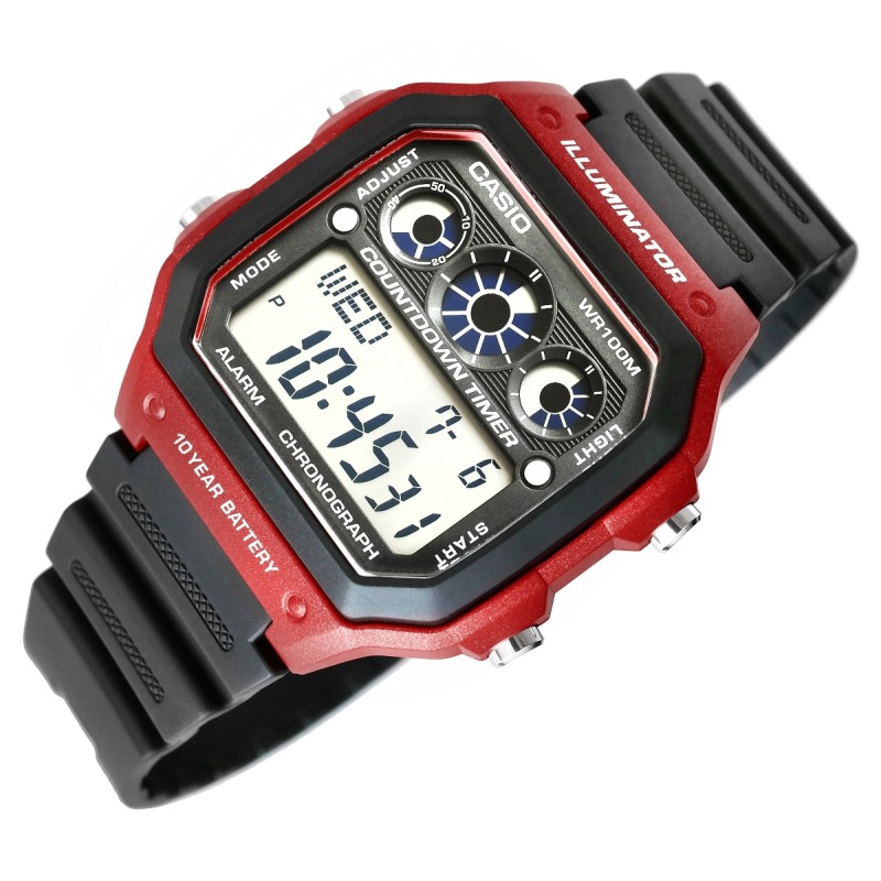 Zegarek Męski CASIO AE-1300WH-4AVDF + BOX