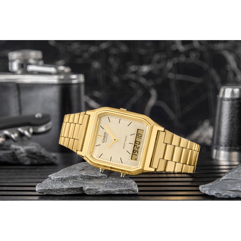 Zegarek Męski CASIO VINTAGE AQ-230GA-9DMQYES + BOX