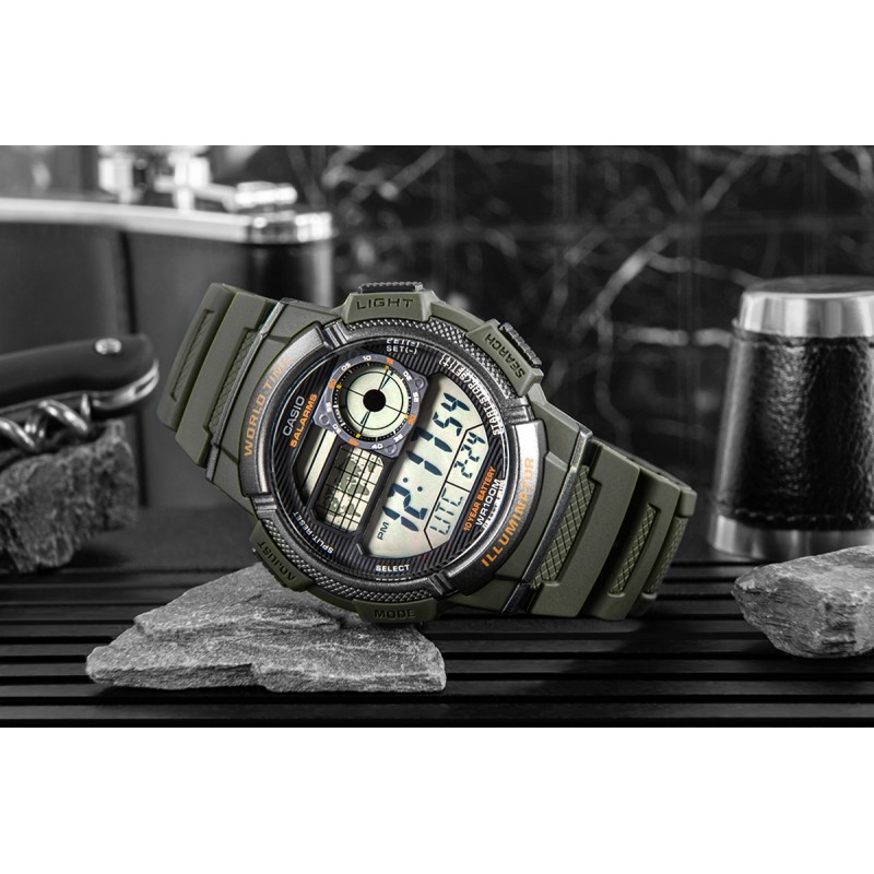 Zegarek Męski CASIO AE-1000W-3AVDF + BOX