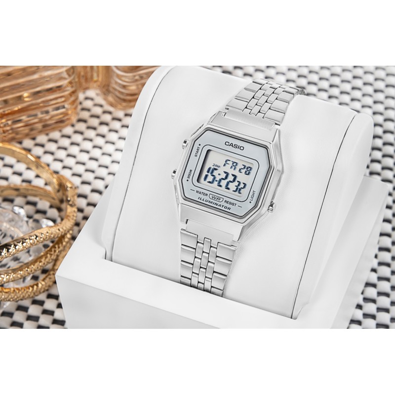 Zegarek Damski CASIO LA680WA-7DF + BOX