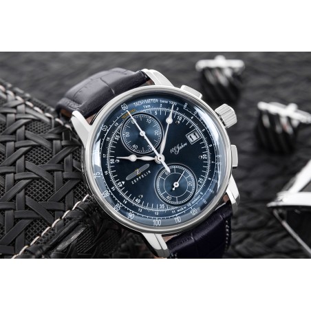 Zegarek Męski ZEPPELIN 100 Yahre Chronograph 8670-3 + BOX