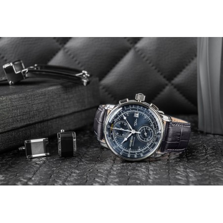 Zegarek Męski ZEPPELIN 100 Yahre Chronograph 8670-3 + BOX