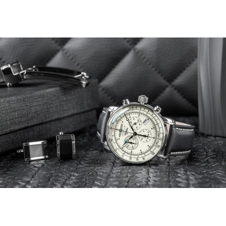Zegarek Męski ZEPPELIN 100 Yahre 8680-3 + BOX