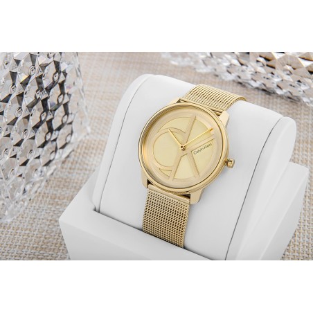 Zegarek Damski CALVIN KLEIN Iconic Mesh 25200034 + BOX