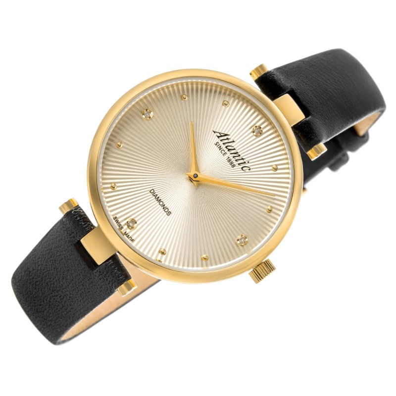 Zegarek Damski Atlantic Royal Diamonds 29044.45.37 + BOX