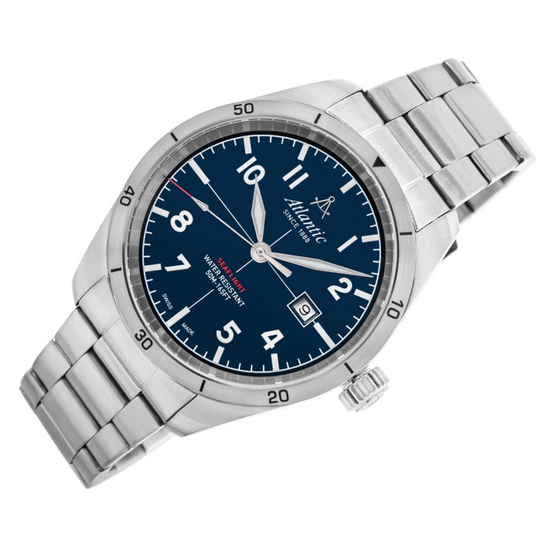 Zegarek Męski Atlantic Seaflight 70356.41.55 + BOX