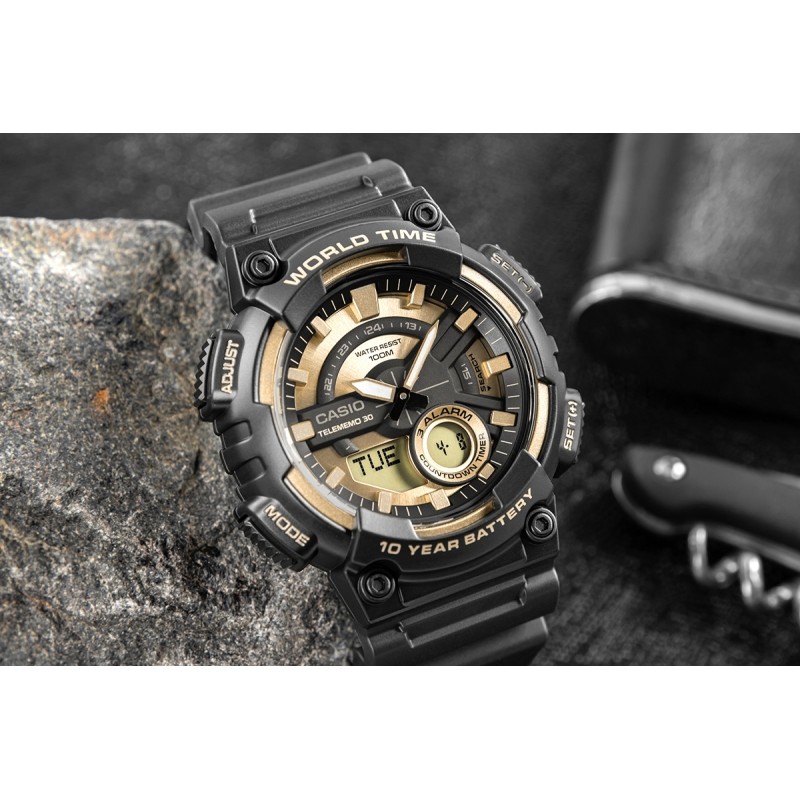 Zegarek Męski CASIO AEQ-110BW-9AVDF + BOX