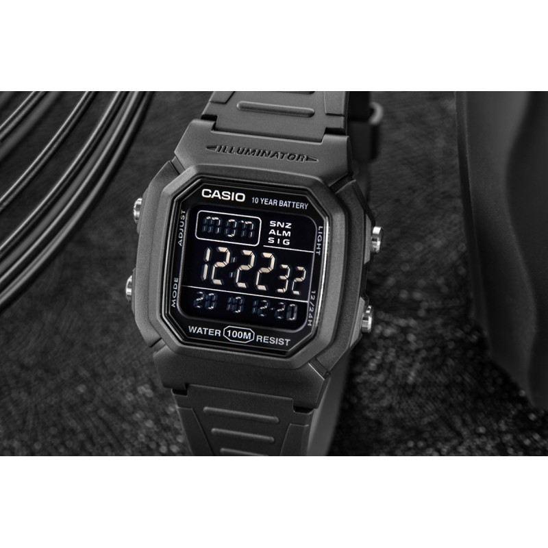 Zegarek Męski CASIO W-800H-1BVES + BOX