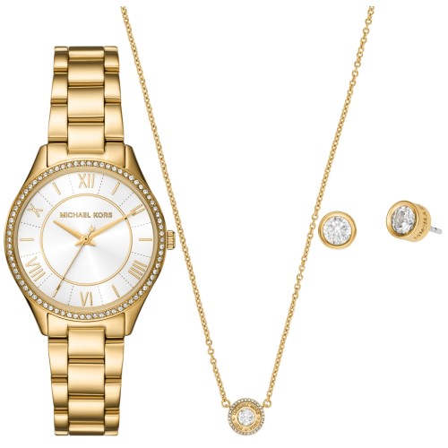 Zegarek Damski Michael Kors Lauryn + biżuteria MK4849SET + BOX