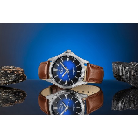 Zegarek Męski Giewont Elegance Sapphire Brązowo Niebieski GW5160-A4